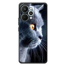 Чехлы с Котиками для RealMe 15 Pro (VPrint) (Серый Кот)