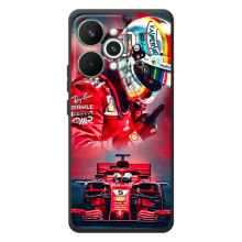 Чехлы с Машинами на РеалМи 15 Про (VPrint) – Гонщик