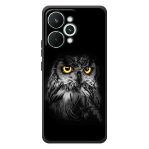 Чохли з принтом СОВИ для RealMe 15 Pro – Сова на чорному