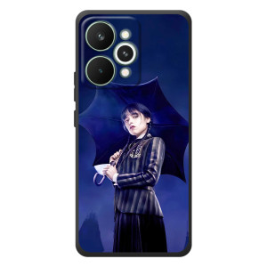 Чохол з картинкою Венсдей на RealMe 15 Pro – Венсдей з парасолькою