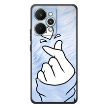 Чехлы (Знак сердечка) на RealMe 15 Pro – Сердечка знак