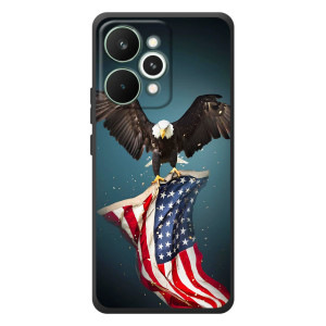 Чехол Флаг USA для RealMe 15 Pro – Орел и флаг