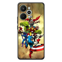 Чехол МАРВЕЛ для РеалМи 15 Про (AlphaPrint) – Герои Марвел