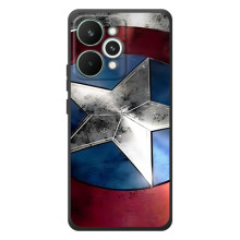 Чехол МАРВЕЛ для РеалМи 15 Про (AlphaPrint) – Щит Капитана Америки