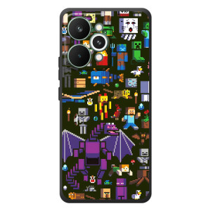 Чохол Майнкрафт на RealMe 15 Pro (AlphaPrint) Minecraft