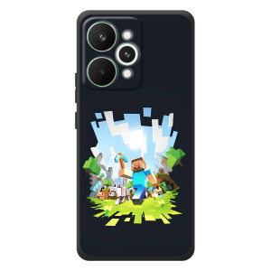 Чохол Майнкрафт на RealMe 15 Pro (AlphaPrint) Minecraft
