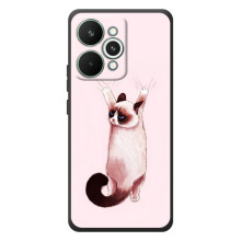 Чехол на РеалМи 15 Про с Котами (VPrint) – Котик падает