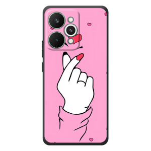 Чехол с принтом для RealMe 15 Pro (AlphaPrint - Знак сердечка)