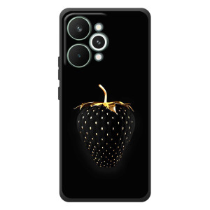 Чохол з зображенням смачної їжі для RealMe 15 Pro – Чорна полуниця