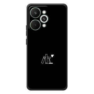 Чехол с картинками на черном фоне для RealMe 15 Pro – Книжки