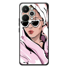 Чехол с картинкой Модные Девчонки RealMe 15 Pro – Девушка в халате