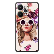 Чехол с картинкой Модные Девчонки RealMe 15 Pro – Девушка в очках