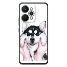 Бампер для RealMe 15 Pro с картинкой "Песики" – Собака Хаски