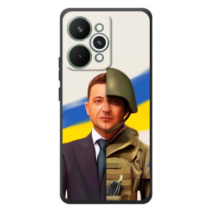 Чехол для RealMe 15 Pro (AlphaPrint - с принтом Зеленского)
