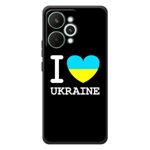 Чехол с Украинской символикой на РеалМи 15 Про – I Love Ukraine