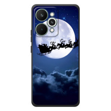 Чохол Санта Клаус для RealMe 15 Pro (Санта - місяць)