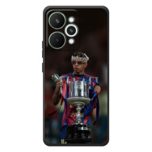Чехол с футболистом Ламин Ямаль RealMe 15 Pro (Ямал с кубком)