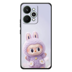 Чехол с принтом Лабубу для RealMe 15 Pro – Фиолетовый Лабубу
