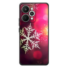 Новогодние Чехлы для РеалМи 15 Про (VPrint) – Снежинка