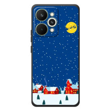 Силіконовий бампер на різдво для RealMe 15 Pro (Місто в снігу)
