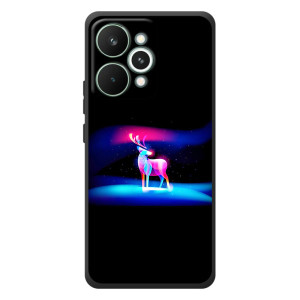 Силиконовый бампер с картинкой животных для RealMe 15 Pro – Яркий олень