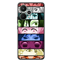 Силиконовые чехлы с глазами Anime для РеалМи 15 Про