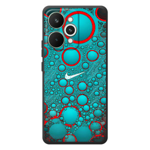 Силиконовый Чехол на RealMe 15 Pro с картинкой Nike (Найк зеленый)