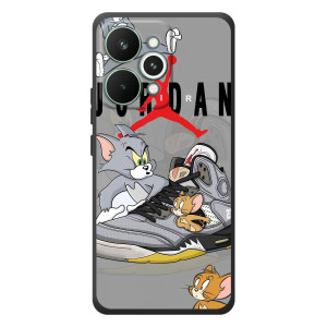 Силиконовый Чехол Nike Air Jordan на РеалМи 15 Про – Air Jordan