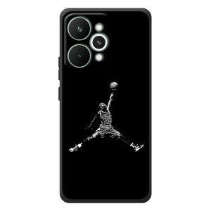 Силиконовый Чехол Nike Air Jordan на РеалМи 15 Про – Джордан