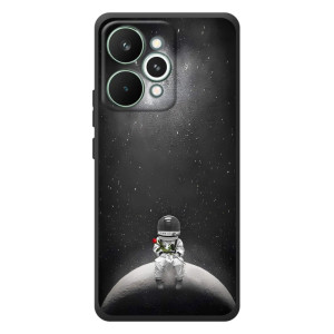 Силиконовый Чехол с принтом "Космонавты" на RealMe 15 Pro – Космонавт романтик