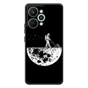 Силиконовый Чехол с принтом "Космонавты" на RealMe 15 Pro – Космонавт