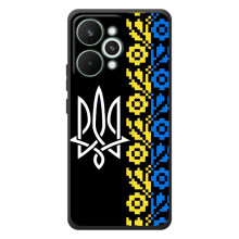 Силіконовый Чохол на RealMe 15 Pro (Герб и вишиванка)