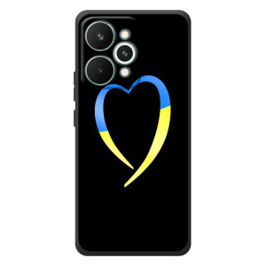 Силиконовый Чехол на RealMe 15 Pro (Я-Украина) – Украинское сердце