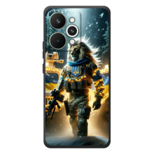 Украинские, патриотические Чехлы для РеалМи 15 Про (ЛЕВ ЗСУ)