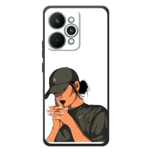 Силіконовый Чохол на RealMe 15 Pro з картинкой Модных девушек (У зеленому)