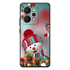 Чехлы на Новый Год Realme 15 (Снеговик в шапке)