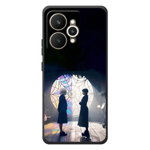 Чехлы с принтом Уэнсдей на Realme 15 – Уэнсдей и Энди