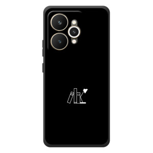 Чехол с картинками на черном фоне для Realme 15 – Книжки