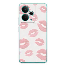 Чехол с розовым рисунком для RealMe 15