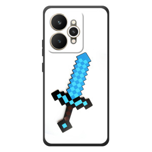 Чехлы для Realme 15 (Персонажи Майн Крафт) – Меч
