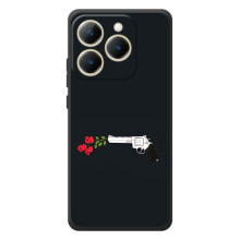 Чехлы (ART) Цветы на RealMe 15T (VPrint) – Неожиданные цветы