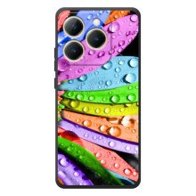 Чехлы (ART) Цветы на RealMe 15T (VPrint) – Семицветик