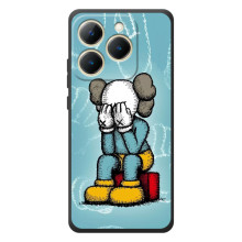 Чехлы для RealMe 15T - Bearbrick Louis Vuitton (PREMIUMPrint) (Плач Bearbrick)