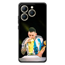 Чехлы для RealMe 15T (Leo чемпион) (AlphaPrint) – Кубок Месси