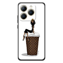 Чехлы Луи Витон для RealMe 15T (AlphaPrint - LOUIS VUITTON) (кофе LOUIS VUITTON)