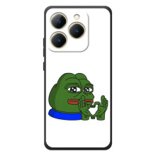 Чехлы с картинкой  Жаба Мем на RealMe 15T