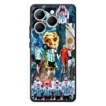 Чехлы Месси для RealMe 15T (AlphaPrint) (Аргентина Месси)
