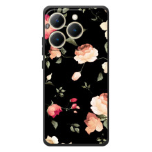 Чехлы с Цветами для RealMe 15T (VPrint) (Розочки)