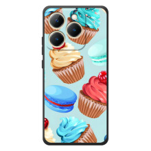 Чехлы с Фруктами для RealMe 15T (VPrint) – Кексики