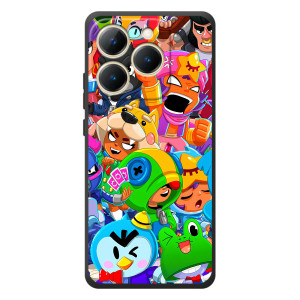 Чехлы Brawl Stars для RealMe 15T (AlphaPrint)
